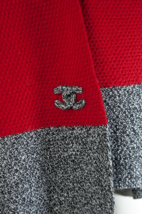 Chanel, Übergroßer Kaschmirschal mit CC-Logo - Image 5