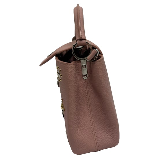 Louis Vuitton Mechanische Blumen Capucines BB Magnolia Tasche aus pinkem Taurillon-Leder - Image 3