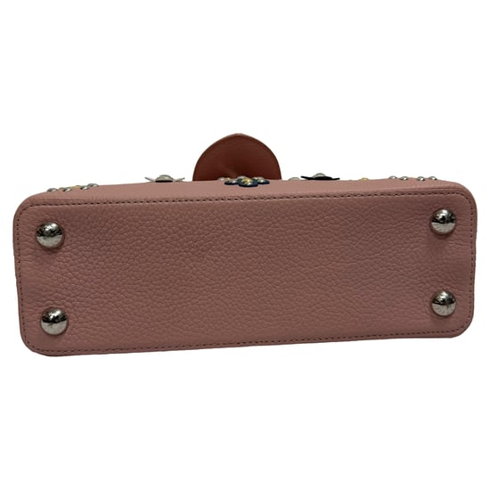 Louis Vuitton Mechanische Blumen Capucines BB Magnolia Tasche aus pinkem Taurillon-Leder - Image 4