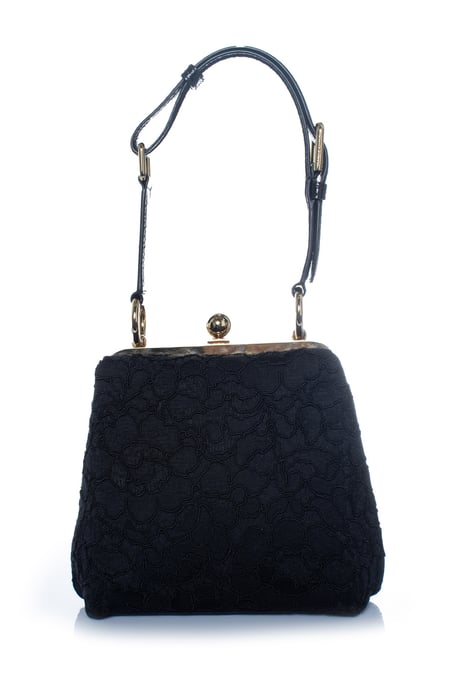 Dolce & Gabbana, Schultertasche aus Achat-Spitze - Image 1
