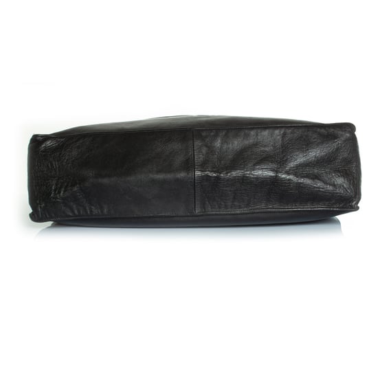 Chanel, Große Shopper-Tasche aus schwarzem Lammleder - Image 3