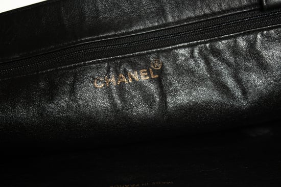 Chanel, Große Shopper-Tasche aus schwarzem Lammleder - Image 4