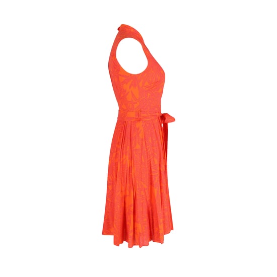 Diane von Furstenberg Harmony Lepic Kleid aus orangefarbenem Viskose - Image 2