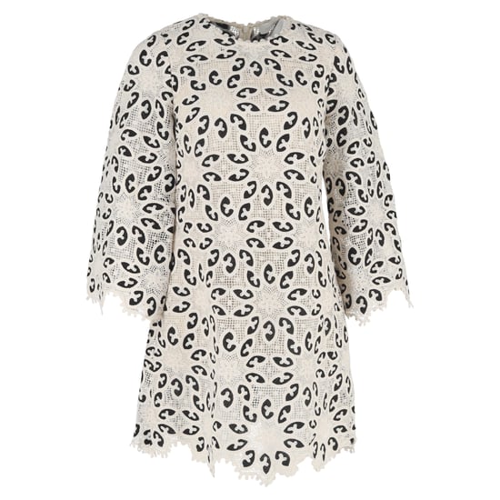 Zimmermann Ottie Minikleid aus weißer Baumwolle mit Bobbin-Spitze - Image 1