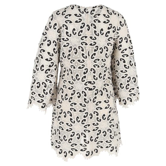 Zimmermann Ottie Minikleid aus weißer Baumwolle mit Bobbin-Spitze - Image 3