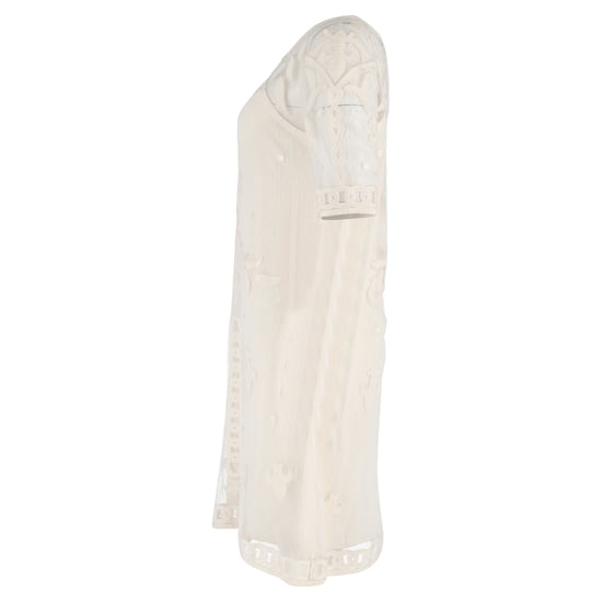 Temperley London Mesh-Kleid in Knielänge aus weißem Polyester - Image 2