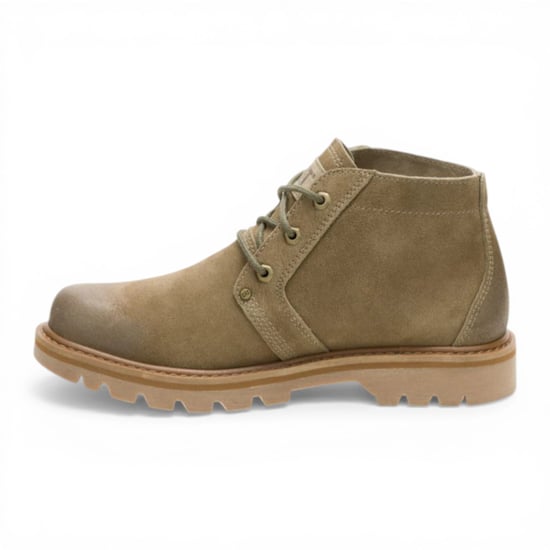 CAT (Caterpillar) Taupebraune Wanderstiefel aus Leder, mittelhoch geschnitten, Chukka-Stil - Grader - Image 3