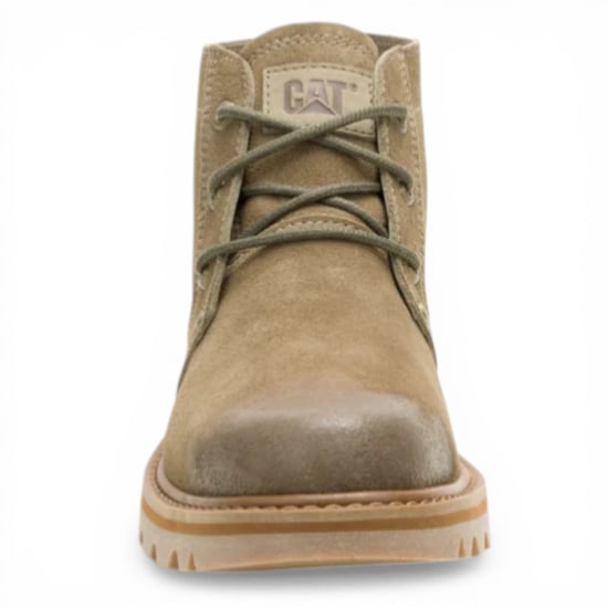 CAT (Caterpillar) Taupebraune Wanderstiefel aus Leder, mittelhoch geschnitten, Chukka-Stil - Grader - Image 5