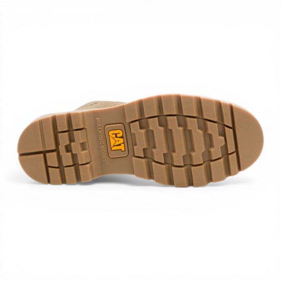 CAT (Caterpillar) Taupebraune Wanderstiefel aus Leder, mittelhoch geschnitten, Chukka-Stil - Grader - Image 6