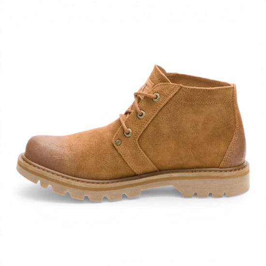 CAT (Caterpillar) Wanderstiefel aus hellbraunem Leder, mittelhoch geschnitten, Chukka-Stil - Grader - Image 3
