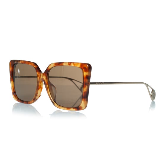 Gucci, braune oversized Havana-Sonnenbrille - Image 2