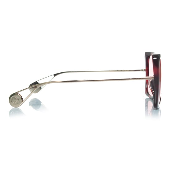 Gucci, rosa oversized Havana Sonnenbrille - Image 3