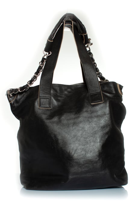 Chanel, Deca Coco 2-Wege Tote Tasche aus schwarzem Leder - Image 3