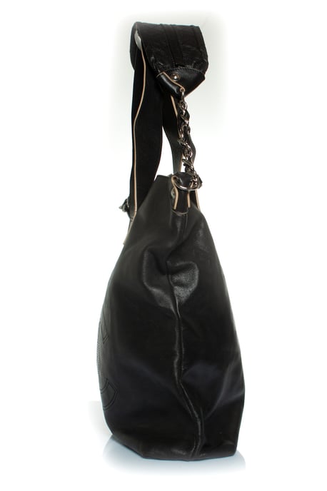 Chanel, Deca Coco 2-Wege Tote Tasche aus schwarzem Leder - Image 4