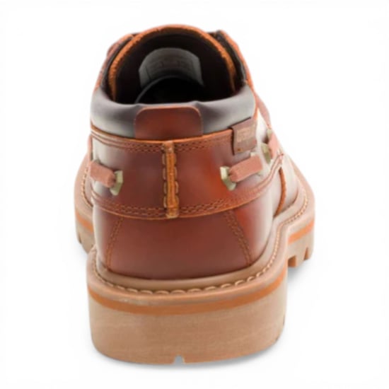 CAT (Caterpillar) Herren-Stiefel aus dunkelrotbraunem Leder, niedrig geschnitten - Colorado Boat Lo - Image 6