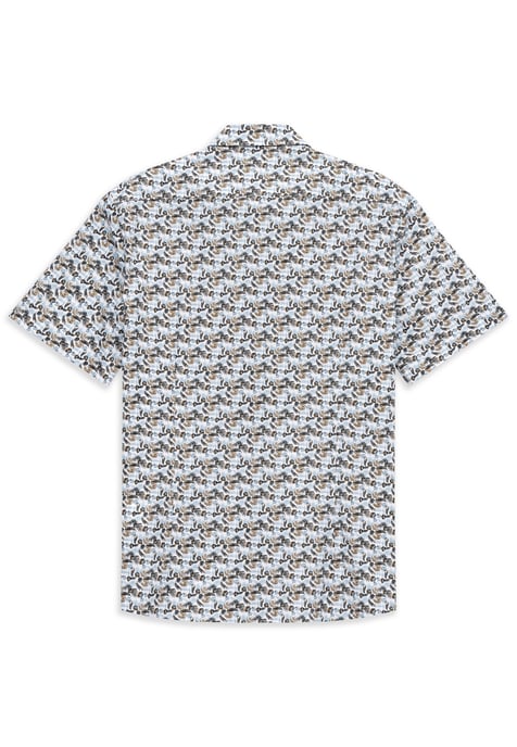 Bugatti Herren Kurzarm-Hemd Modern Fit mit einem Print - Image 4
