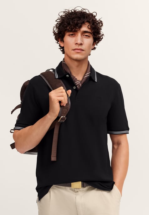 Bugatti Herren Poloshirt Modern Fit aus reiner Baumwolle - Image 1