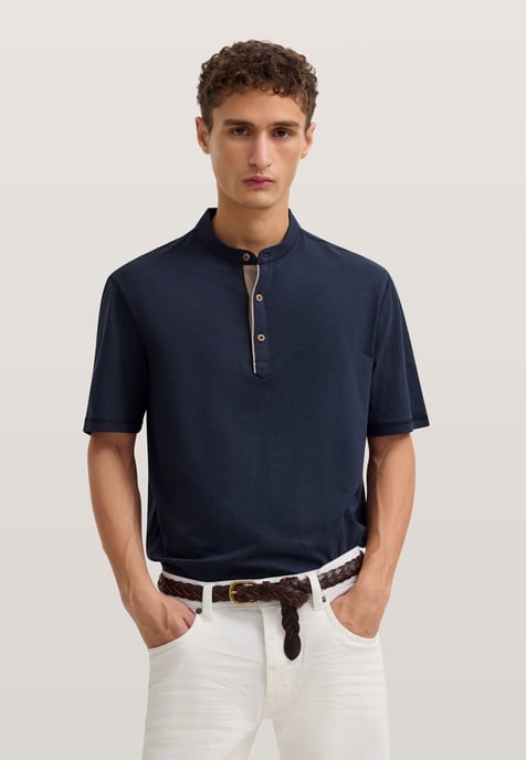 Bugatti Herren Poloshirt mit einem Stehkragen - Image 1