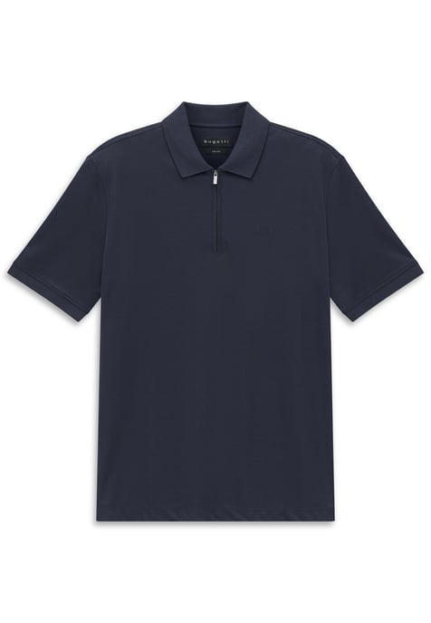 Bugatti Herren Poloshirt mit kurzem Reißverschluss - Image 1