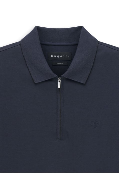 Bugatti Herren Poloshirt mit kurzem Reißverschluss - Image 3