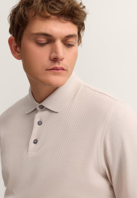 Bugatti Herren Poloshirt mit einer Baumwoll-Struktur - Image 4