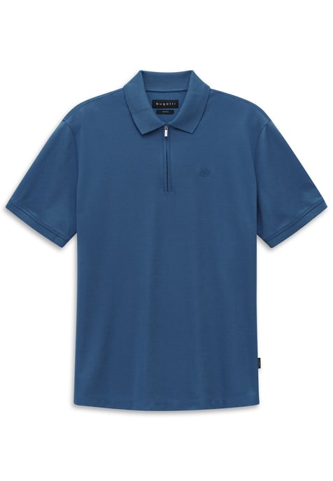 Bugatti Herren Poloshirt mit kurzem Reißverschluss - Image 1