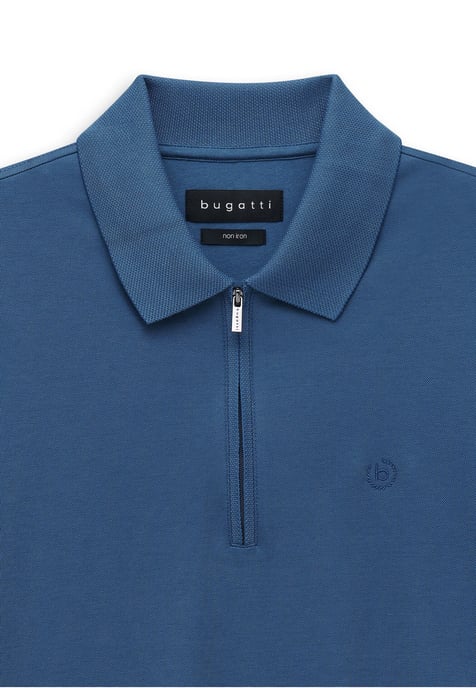 Bugatti Herren Poloshirt mit kurzem Reißverschluss - Image 3