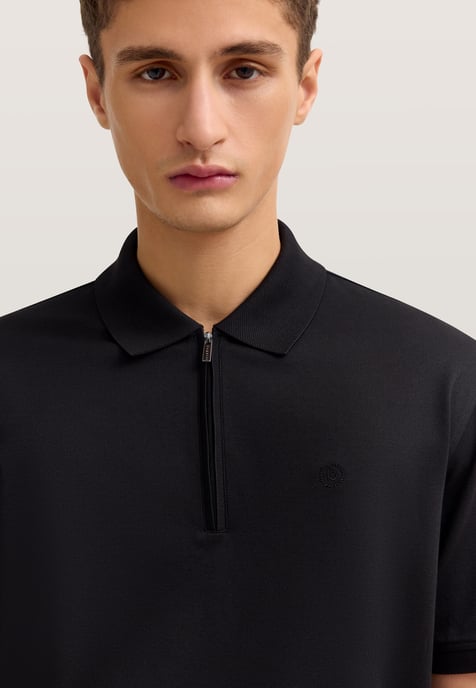 Bugatti Herren Poloshirt mit kurzem Reißverschluss - Image 4