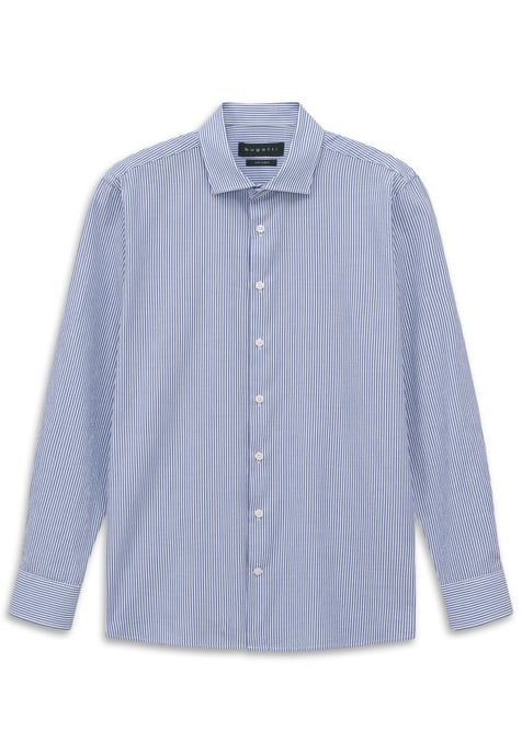 Bugatti Herren Hemd gestreift Modern Fit Seersucker - Image 1