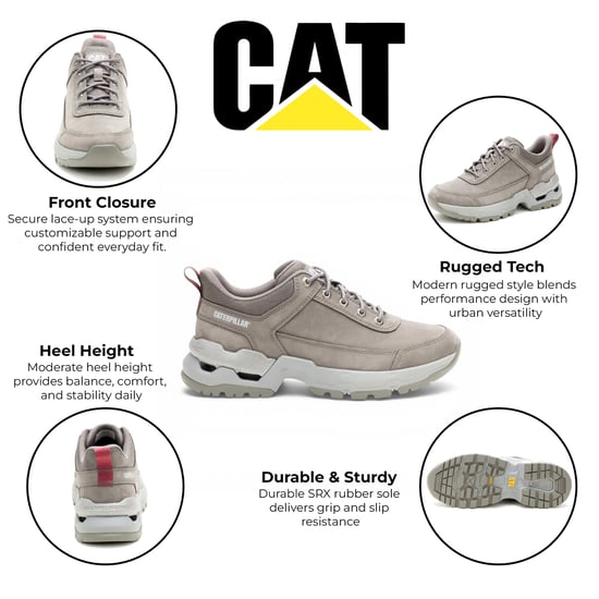 CAT (Caterpillar) Dunkelgraue Leder-Sneaker - Surge Hiker - Image 2