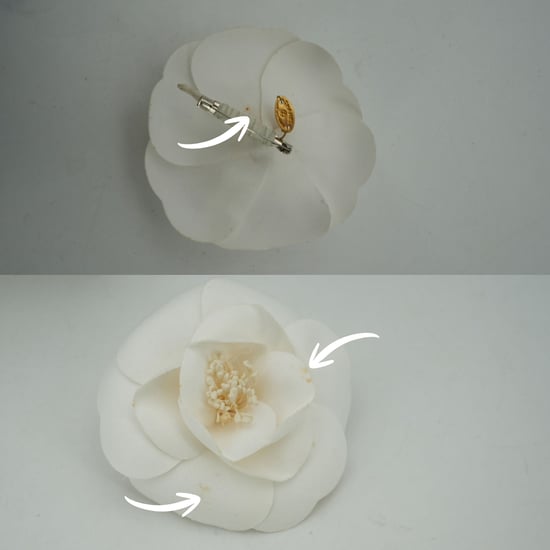 Chanel Stoffbrosche Kamelie - Image 4