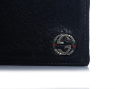 Gucci, schwarze Ledergeldbörse - Image 2