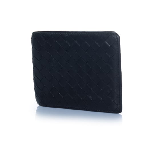 Bottega Veneta, Geldbörse aus Intrecciato-Leder in Schwarz - Image 1