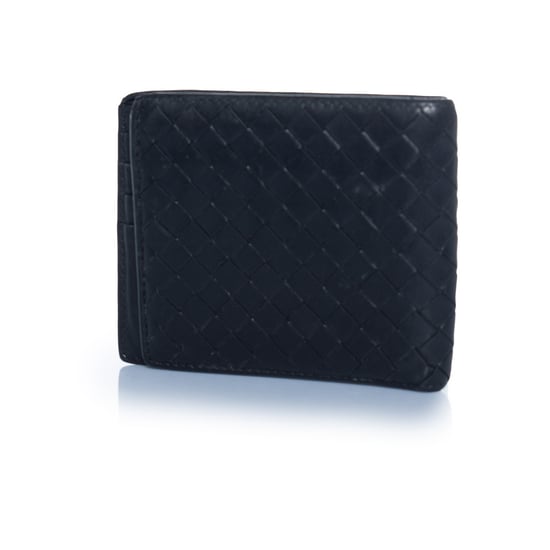Bottega Veneta, Geldbörse aus Intrecciato-Leder in Schwarz - Image 2