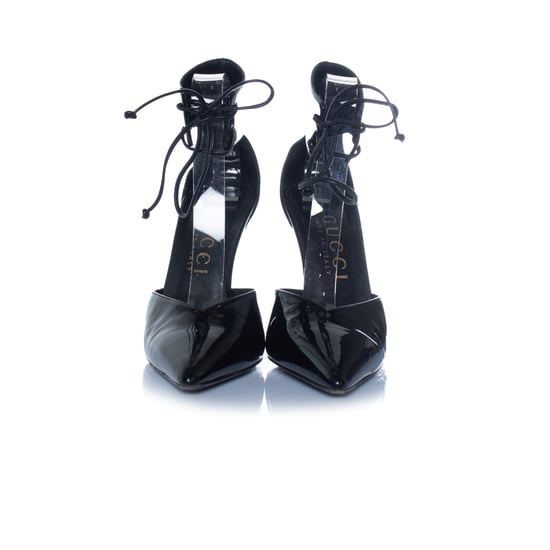 Gucci, 90 mm Miranda Lacklederpumps - Image 6