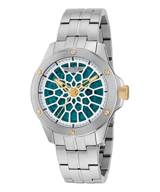 Aston Martin Thrill Rim Herren Silber Uhr MTRR1F505 - Image 3