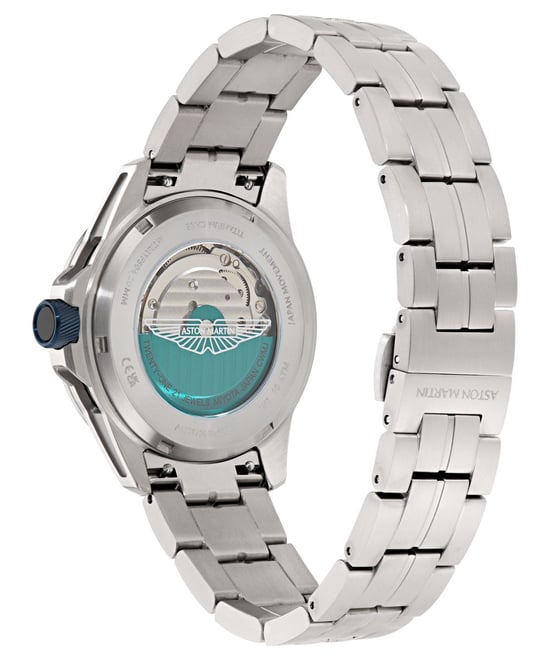 Aston Martin Thrill Rim Herren Silberne Uhr MTRR1F504 - Image 2