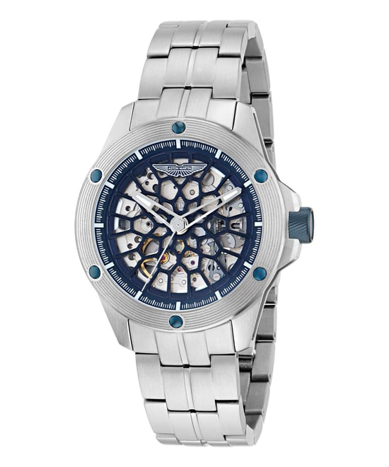 Aston Martin Thrill Rim Herren Silberne Uhr MTRR1F504 - Image 4