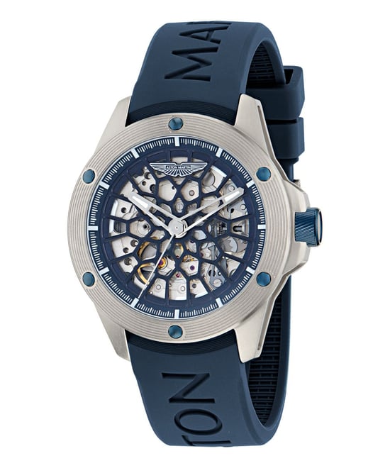 Aston Martin Thrill Rim Herren Silberne Uhr MTRR1F504 - Image 5