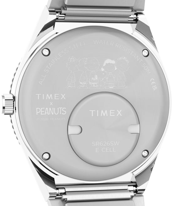 Timex Peanuts Q Timex Silber Damen Armbanduhr TW2Y52700 - Image 4