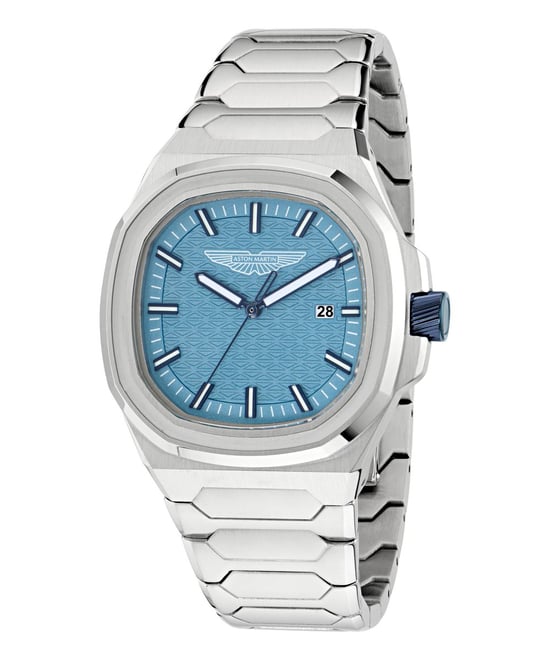 Aston Martin Icon Gpq Herren Silberne Uhr MTIG2S605 - Image 3