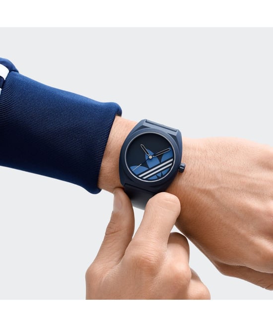 Adidas Originals Projekt Drei Unisex Uhr Blau AOST26046 - Image 4