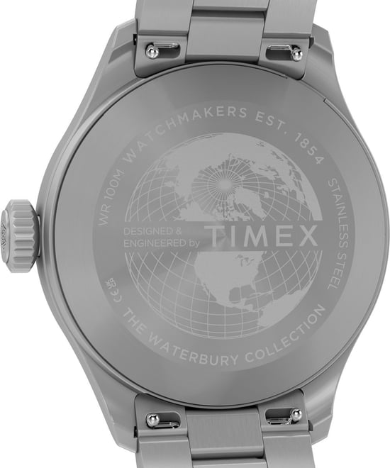 Timex Waterbury Traditional Silber Herren Armbanduhr TW2Y70300 - Image 3