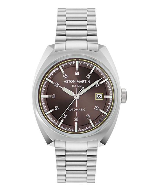 Aston Martin Timeless Ts2 Herren Silberne Uhr MTTS2S602 - Image 1