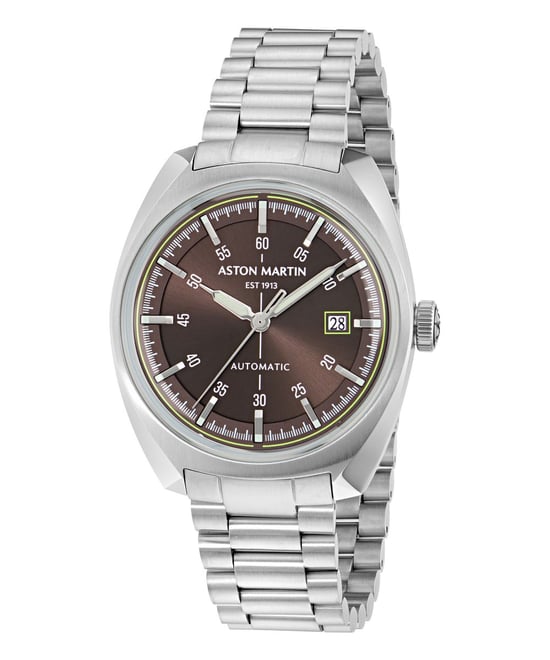 Aston Martin Timeless Ts2 Herren Silberne Uhr MTTS2S602 - Image 3