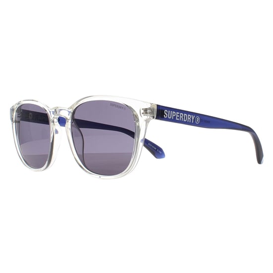 Superdry 5038 105 Kristall und blau-graue Sonnenbrille - Image 3