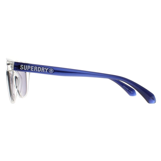 Superdry 5038 105 Kristall und blau-graue Sonnenbrille - Image 4
