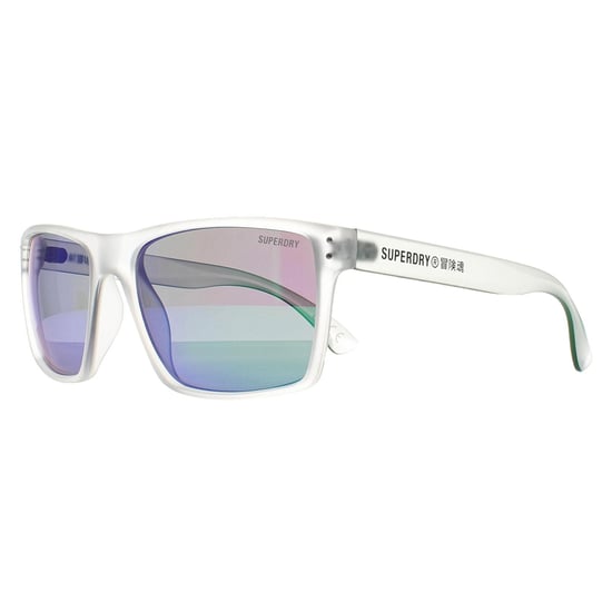 Superdry Kobe 183 Kristall und grüner Spiegel Sonnenbrille - Image 3