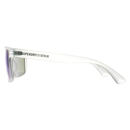 Superdry Kobe 183 Kristall und grüner Spiegel Sonnenbrille - Image 4