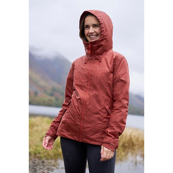Mountain Warehouse - "Swerve" Jacke, wasserfest Zum Falten für Damen (Rostfarben) - Image 1